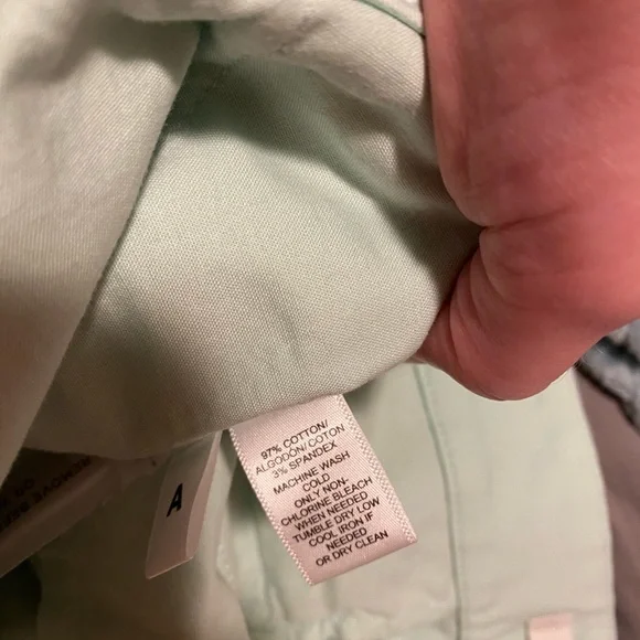 LOFT Riviera Shorts - Size 14 - Light Blue - Picture 7 of 7